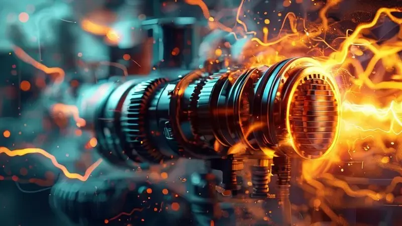Ilustração conceitual das principais causas de queima do motor da geladeira como superaquecimento e problemas elétricos