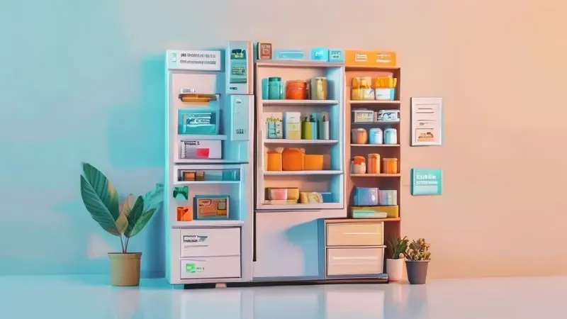 Checklist visual com fatores importantes para considerar na compra de um refrigerador