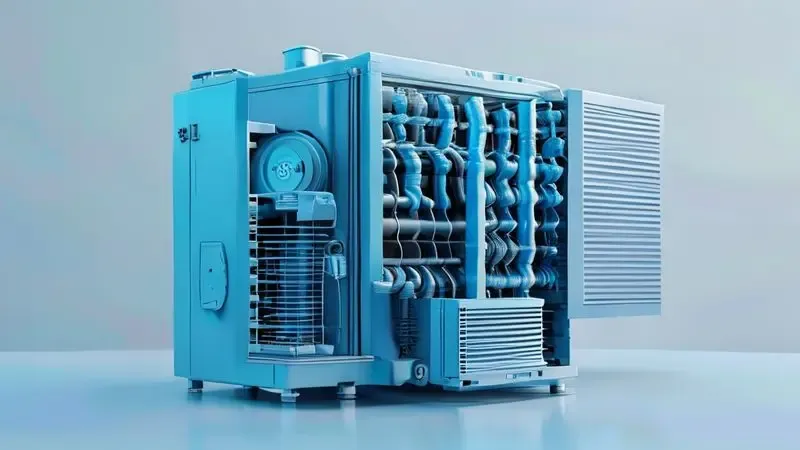 Diagrama ilustrativo do ciclo de refrigeração com destaque para o filtro secador no sistema de climatização