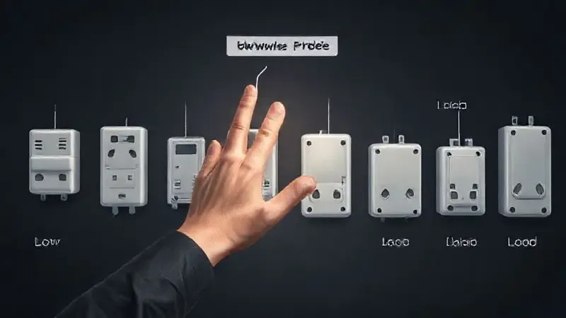 Ilustração de uma pessoa escolhendo o dispositivo de proteção elétrica ideal para eletrodomésticos.