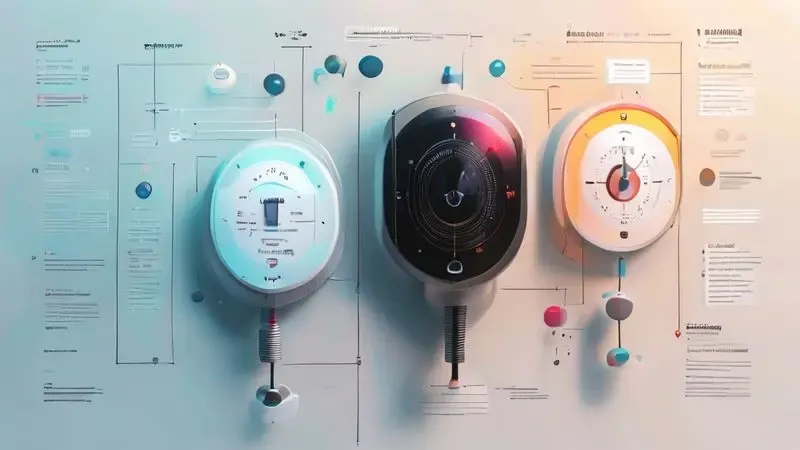 Comparação conceitual entre termostato original e universal para geladeira com fatores de decisão