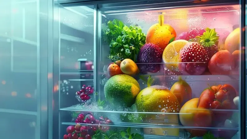 Controle de umidade para conservação ideal de frutas e legumes na geladeira