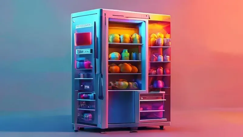 Ilustração conceitual mostrando distribuição irregular de temperatura em sistema de refrigeração