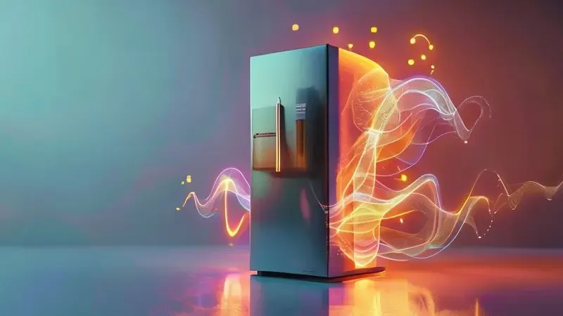 Ilustração conceitual sobre economia de energia através do controle eficiente de temperatura