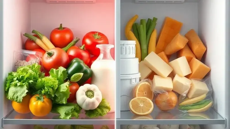Importância da temperatura correta da geladeira para conservar alimentos frescos e evitar desperdício