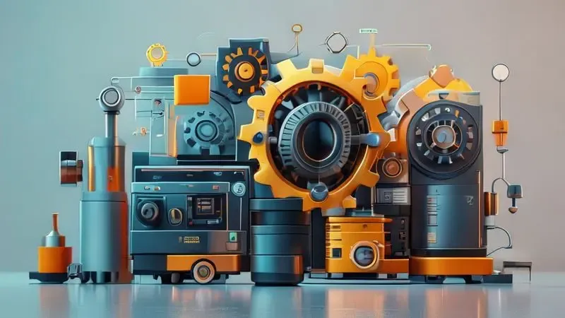Ilustração conceitual sobre manutenção e durabilidade de eletrodomésticos para maior vida útil