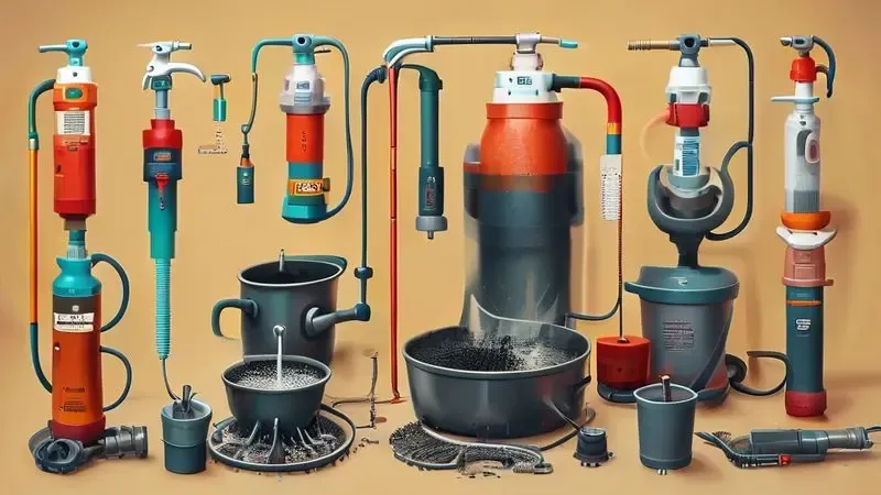Ferramentas e processo ilustrativo para desentupir dreno de geladeira passo a passo