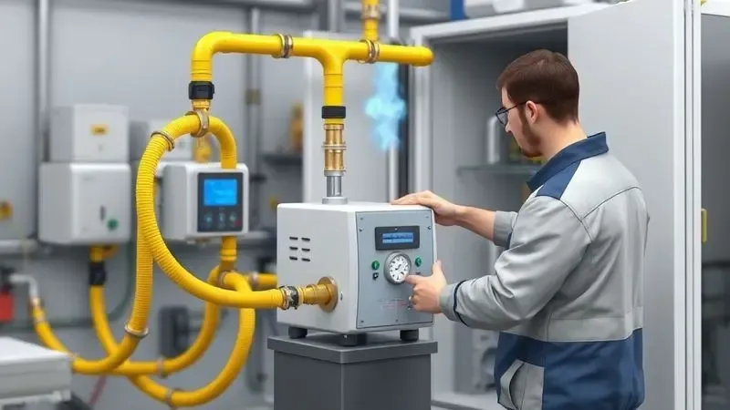 Processo seguro de recolhimento de fluido refrigerante com máquina profissional conectada ao sistema de refrigeração