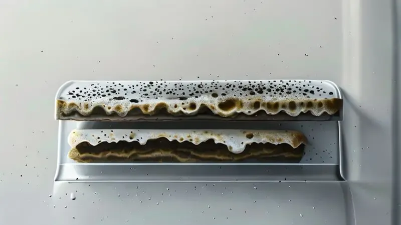 Remoção de mofo da borracha de vedação da geladeira em limpeza pesada e profunda