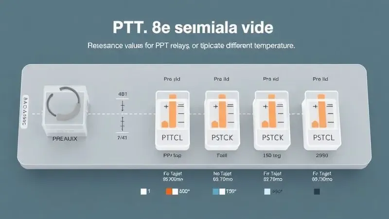 Diagrama com valores ideais de resistência para relé PTC em bom estado de funcionamento