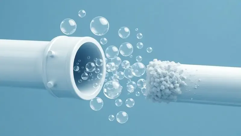 Conceito de vazamento de gás refrigerante e filtro obstruído em sistema de refrigeração.